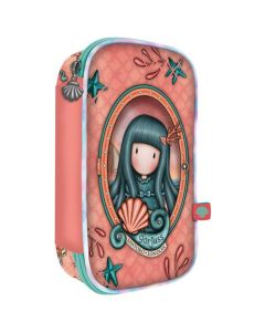 SANTORO Pernica puna ovalna 1zip 1preklop Washed Ashore Gorjuss 1046GJ20