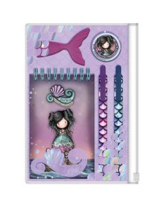 SANTORO Set za pisanje u fascikli sa zipom Lost At Sea Gorjuss 1294GJ02