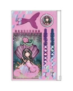 SANTORO Set za pisanje u fascikli sa zipom The World Is Your Oyster Gorjuss 1294GJ03