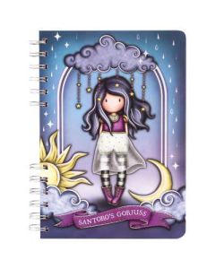 SANTORO Notes spirala linija 96L Whatever the Weather Little Storm Cloud Gorjuss 1258GJ01