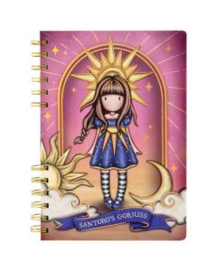 SANTORO Notes spirala linija 96L Whatever the Weather Ray of Light Gorjuss 1258GJ02