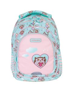 ASTRABAG Ranac đački anatomski 3zipa AB330 Kitty's World 502024001 svetlo roze