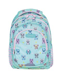 ASTRABAG Ranac đački anatomski 3zipa AB330 Puppie's World 502024002 tirkizni