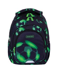 ASTRABAG Ranac đački anatomski 3zipa AB330 Neo Football 24./25.502024101 crno-zeleni