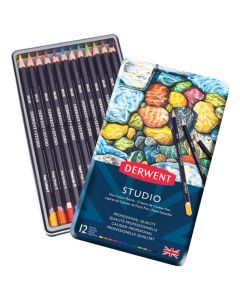 DERWENT Drvene boje set 12boja u metalnoj kutiji Academy 32196 - 000020793