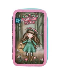 SANTORO Pernica puna 3zipa Woodland Wildflower Gorjuss 607GJ36