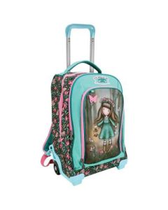 SANTORO Ranac đački anatomski sa točkićima 3zipa Woodland Wildflower Gorjuss 1219GJ12