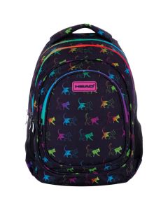 HEAD Ranac đački anatomski 3zipa AB330 Rainbow Kitty 24.502023081 crno-roze