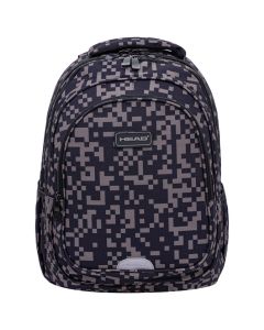 HEAD Ranac đački anatomski 2zipa 1džep veći AB300 Grey Bricks 24.502024119 crno-sivi