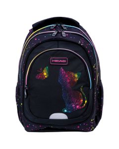 HEAD Ranac đački anatomski 3zipa AB330 Golden Effect Rainbow Kitty 25.502025032 crno-roze