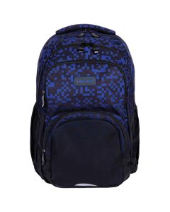 HEAD Ranac đački anatomski 3zipa 1džep AB200 Blue Bricks 25.502025049 crno-plavi
