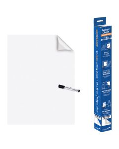 LEGAMASTER Folija bela tabla u rolni 60x80cm+marker Magic-Chart pk25 7-159100 blister