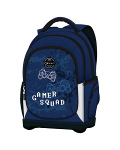 CONNECT Ranac đački anatomski lagan Gamer Squad 40223 tamno plavi-crni - 000021332
