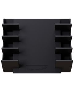 LEGAMASTER Stalak za markere za belu tablu magnetni 4mesta 7-122001 crni