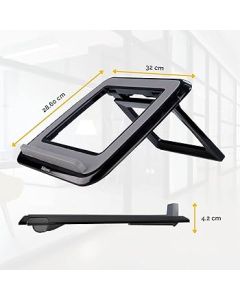 FELLOWES Stalak za laptop I-Spire Quick Lift 8212001 crna