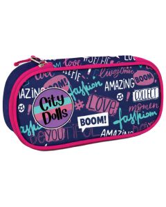 CONNECT Pernica pravougaona 1zip City Doll compact 60585