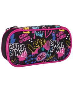 CONNECT Pernica pravougaona 1zip Girl Power compact 60601