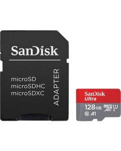 Mem.Kartica SanDisk SDXC 128GB Ultra Micro 140MB/s A1 Class 10 UHS-I + Adapter - 0001289171
