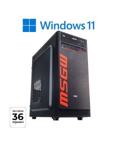 MSGW Desktop računar Office i101 Intel Core i3-12100 8GB SSD 500GB 500W Windows 11 Pro - 0001376545