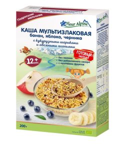 Fleur Alpine musli BANANA, JABUKA, BOROVNICA, od 12 meseci, 200 g