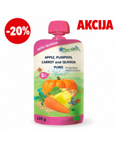 Fleur Alpine organski pire sa jabukom, šargarepom, bundevom i kinoom 8+, 120 g