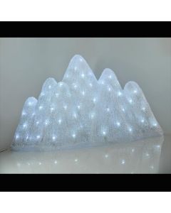 ENA Novogodišnja ledena planina 66x24x42cm 96 LED