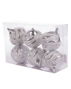 ENA Set novogodišnjih ukrasa za jelku 10cm 6/1