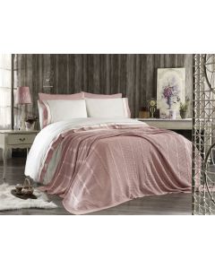 ENA Posteljina set roze 4/1 double Bohem - 22962-1