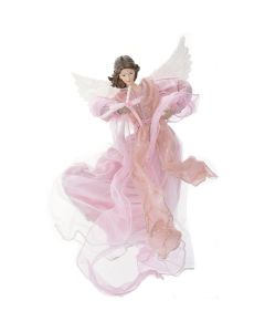 ENA Novogodišnji dekorativni anđeo 40cm, roze