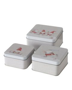 ENA Novogodišnji set metalnih kutija 3/1