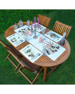 ENA Set novogodišnjih podmetača za sto 31x41cm, 4/1