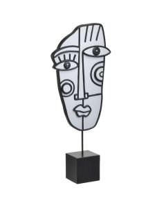 ENA Figura dekorativna maska 17x7x43 cm - 26252