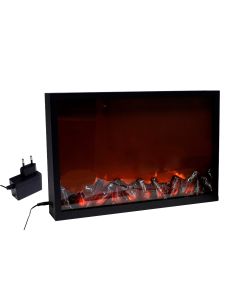 ENA Novogodišnji dekorativni svetleći kamin 60x10x40cm