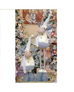 ENA Novogodišnja figura Irvas sa podesivim nogama 100cm