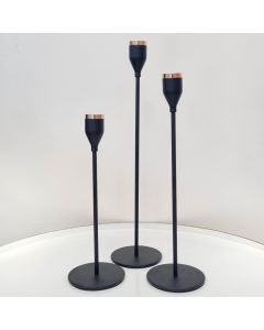 ENA Set 3 crna svećnjaka - 26308