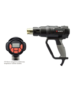 WURTH Električni industrijski fen HLG2000P-LCD - 0702202001