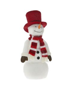 ENA Novogodišnja figura Sneško 30x13x90cm