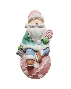 ENA Novogodišnja figura Deda Mraz 25x35x45.5cm