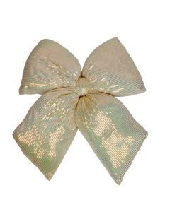 ENA Novogodišnja plišana mašna 45x50cm, zlatna