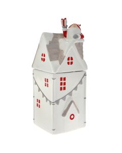 ENA Novogodišnja keramička kutija 11x11x28cm