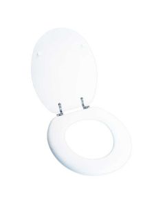 LAGUNA Daska za WC šolju, medijapan, bela - D11440