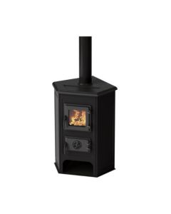 MBS Peć na čvrsto gorivo Corner Eco, crna