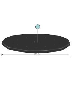 BESTWAY Prekrivač za bazen 396cm - 4016