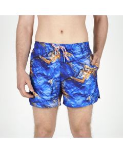 ARENA Šorc men's arena water prints beach short ao M - 007159-710L