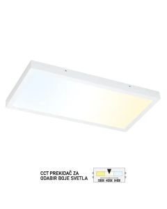 FORMA Nadgradni LED panel 600x300mm LPA-08-6336P CCT