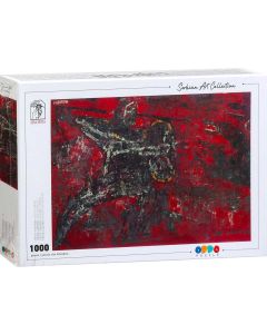 SERBIAN ART Puzzle Petar Lubarda - Čovek i zver - 1000 delova - 0096-0025