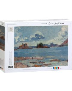 SERBIAN ART Puzzle Kosta Miličević - Ostrvca kraj Krfa - 1000 delova - 0096-0162