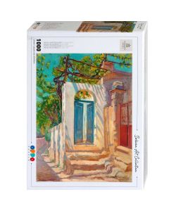 SERBIAN ART Puzzle Milan Milovanovic - Plava vrata - 1000 delova - 0096-0209