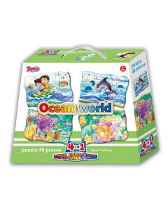 DENIS Puzzle Okeanski svet 4/1 - 48 delova - 01-431000