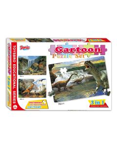 DENIS Puzzle Dinosaurusi 3/1 -153 delova
